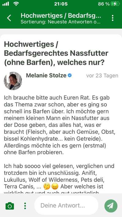 Hundefutter REICO - Erfahrungsaustausch und Meinungen-Beitrag-Bild