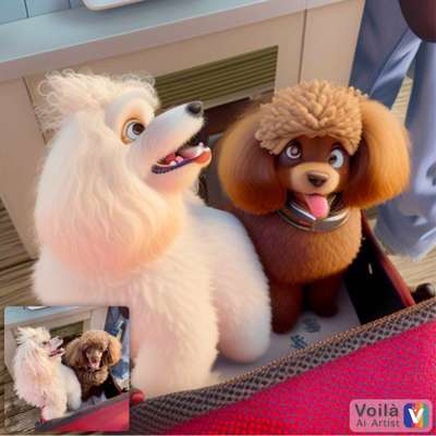 Fotochallenge 124 - Dein Comic-Hund-Beitrag-Bild