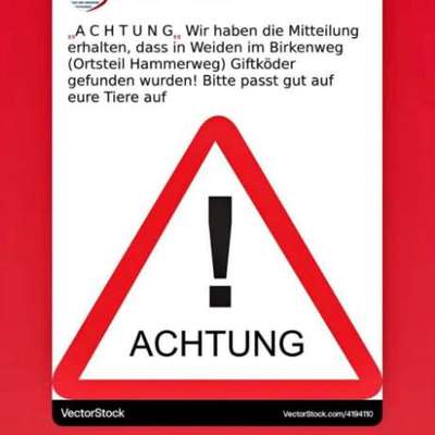 Giftköder-Giftköder bzw. Wurst mit Metallteilen-Bild