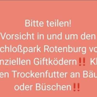 Giftköder-Potenzielle Giftköder-Bild