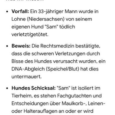 Der Fall "Sam" - Angriff oder missglückter Rettungsversuch?-Beitrag-Bild