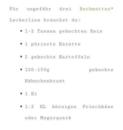 Heute gibt es.....der "ich mach die Leckerlis-Selber-Thread"-Beitrag-Bild