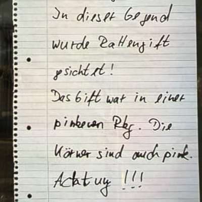 Giftköder-Rattengift, Minden Schnurrviertel-Bild