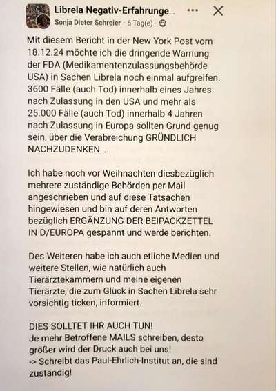 Arthrose, Librela - Injektionen-Beitrag-Bild