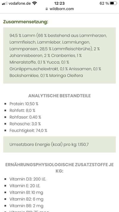 Hochwertiges / Bedarfsgerechtes Nassfutter (ohne Barfen), welches nur?-Beitrag-Bild