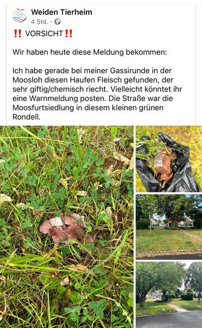 Giftköder-Warnmeldung-Bild