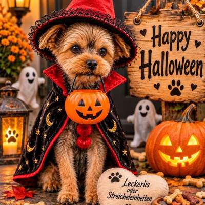🎃🐶 Hund im Halloween-Kostüm – süß oder Stress pur?-Beitrag-Bild