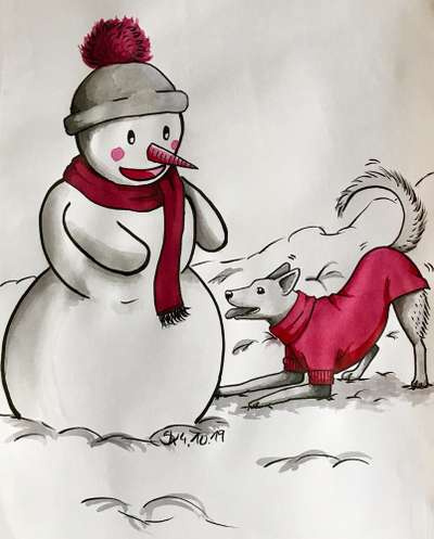 Zeichnungen Eurer Hunde !?-Beitrag-Bild