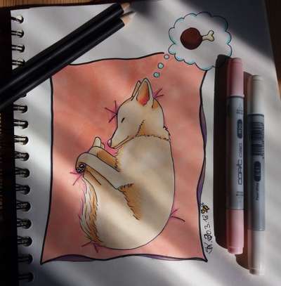 Zeichnungen Eurer Hunde !?-Beitrag-Bild