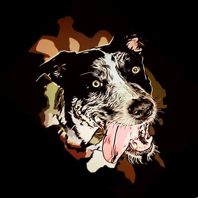 Der Hund als Cartoon-Beitrag-Bild