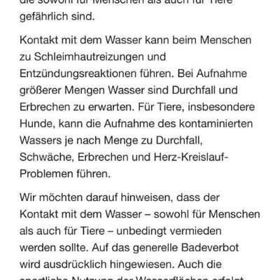 Giftköder-Elfrather See/Burgunderblutalgen-Bild