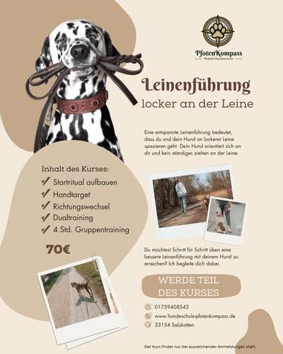 Giftköder-Leinenführung- locker an der Leine-Bild