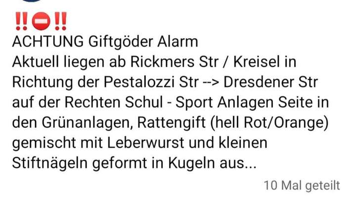 Giftköder-Rattengift/Giftköder-Bild