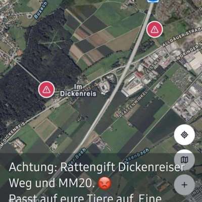 Giftköder-Verdacht auf Giftköder-Bild