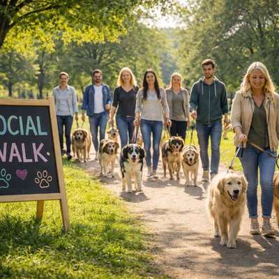 Hundetreffen-Odernheimer Social-Walk Gruppe-Bild