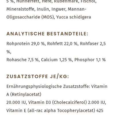 Alternatives Futter von Xantara oder was ergänzt ihr?-Beitrag-Bild