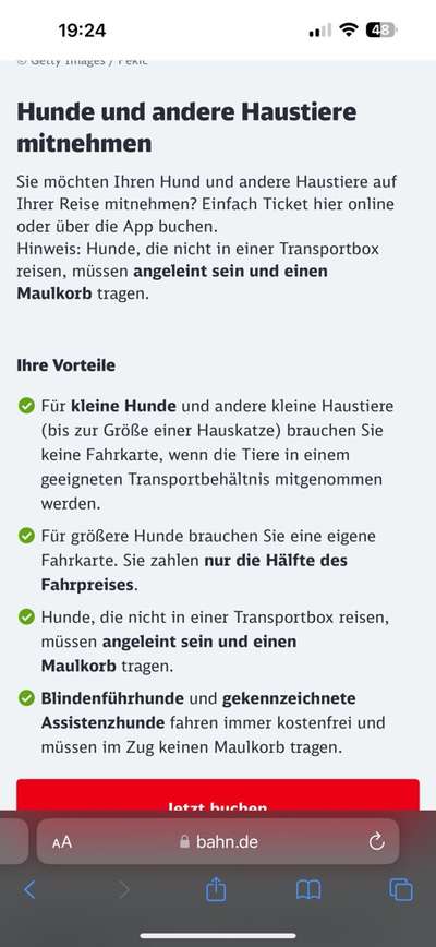 Spass mit der Bahn am Heiligabend. Oder: Maulkorb für Welpen?-Beitrag-Bild