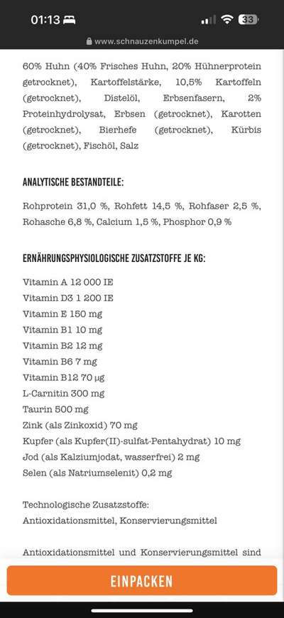 Hochwertiges / Bedarfsgerechtes Nassfutter (ohne Barfen), welches nur?-Beitrag-Bild