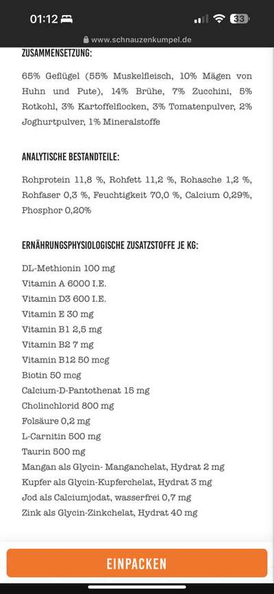 Hochwertiges / Bedarfsgerechtes Nassfutter (ohne Barfen), welches nur?-Beitrag-Bild