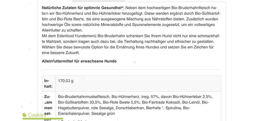 Hochwertiges / Bedarfsgerechtes Nassfutter (ohne Barfen), welches nur?-Beitrag-Bild