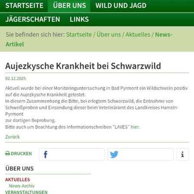 Giftköder-Aujezkysche Krankheit (Pseudowut)-Bild