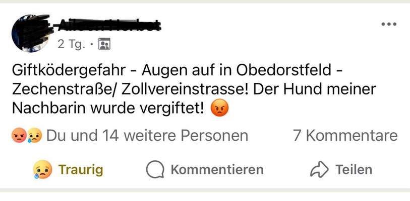 Giftköder-Giftköder in Oberdorstfeld-Bild