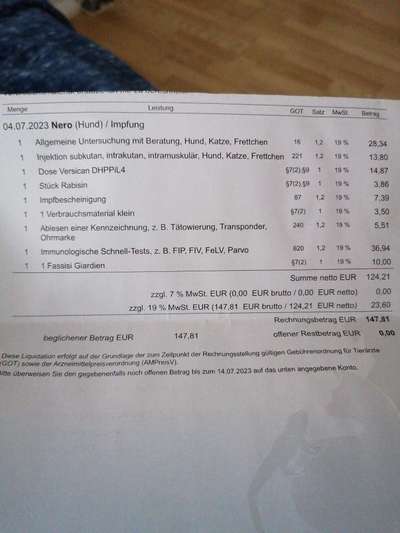 Tierarzt-Rechnung-Beitrag-Bild