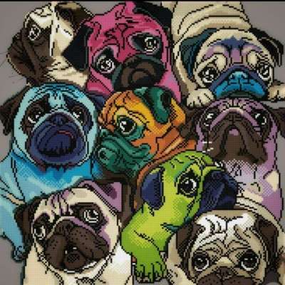 Hundetreffen-Mops (&MopsMix) Treff-Bild