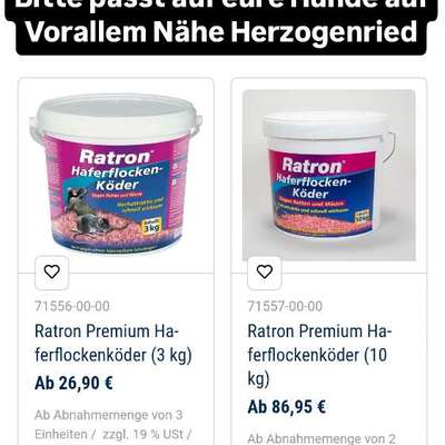 Giftköder-Haferflockengiftköder-Bild