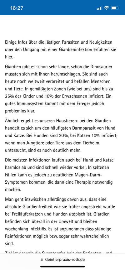 6 Monate Giardien und kein Ende in Sicht-Beitrag-Bild