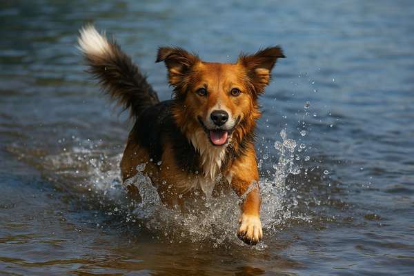 Dürfen unsere Hunde noch ins Wasser – oder ist das schon fahrlässig? 💦🐶-Beitrag-Bild