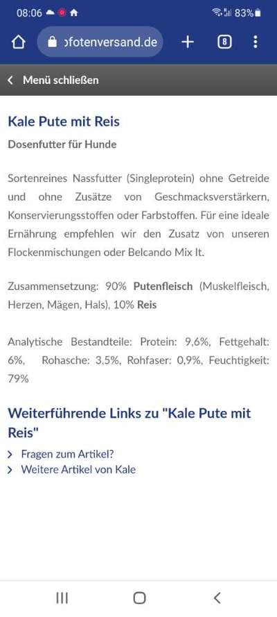 Hochwertiges / Bedarfsgerechtes Nassfutter (ohne Barfen), welches nur?-Beitrag-Bild