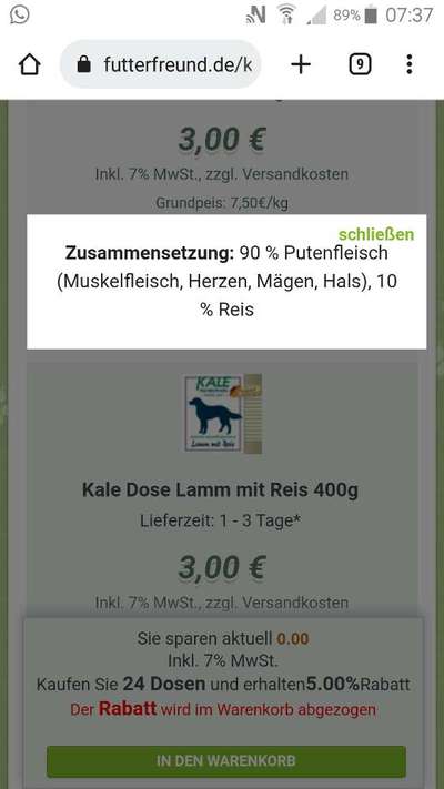 Hochwertiges / Bedarfsgerechtes Nassfutter (ohne Barfen), welches nur?-Beitrag-Bild