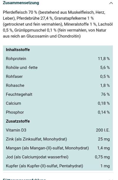Hochwertiges / Bedarfsgerechtes Nassfutter (ohne Barfen), welches nur?-Beitrag-Bild