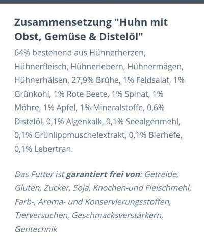 Hochwertiges / Bedarfsgerechtes Nassfutter (ohne Barfen), welches nur?-Beitrag-Bild