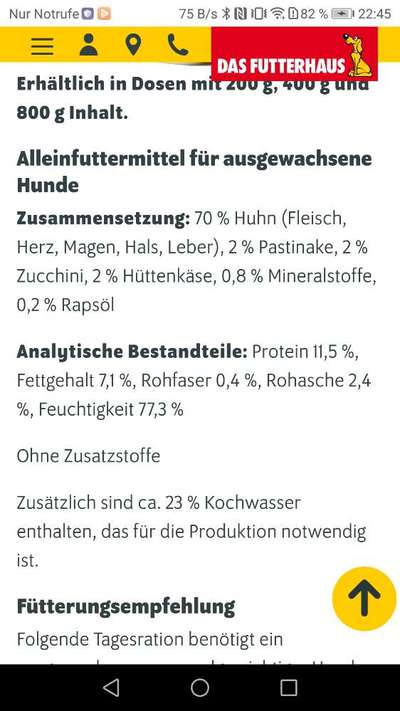 Hochwertiges / Bedarfsgerechtes Nassfutter (ohne Barfen), welches nur?-Beitrag-Bild