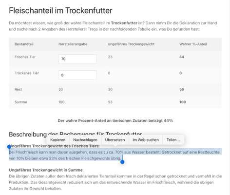 Gutes Trockenfutter mit hohem Fleischanteil-Beitrag-Bild