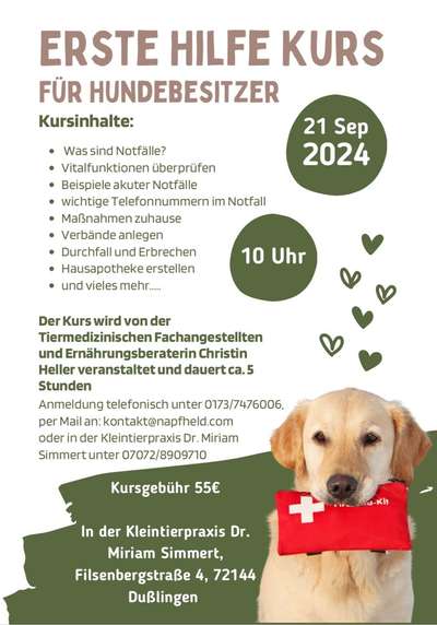 Giftköder-Erste Hilfe Kurs für Hundebesitzer-Bild