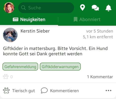 Giftköder-Gift-Bild