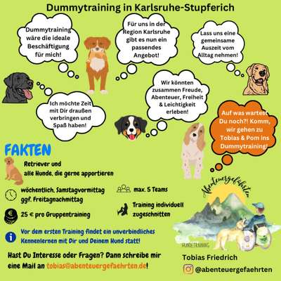 Giftköder-Dummytraining in Karlsruhe-Stupferich-Bild