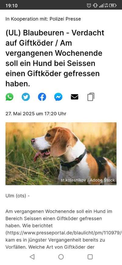 Giftköder-Wieder Giftköder-Bild
