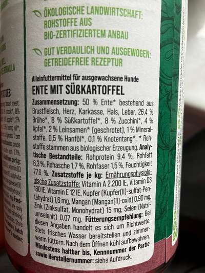 Hochwertiges / Bedarfsgerechtes Nassfutter (ohne Barfen), welches nur?-Beitrag-Bild