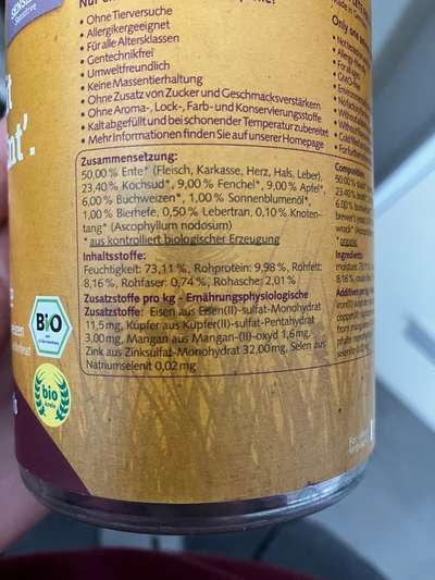 Hochwertiges / Bedarfsgerechtes Nassfutter (ohne Barfen), welches nur?-Beitrag-Bild