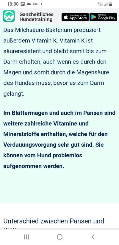 Seit 1 Woche Barf, Hund übersäuert?-Beitrag-Bild