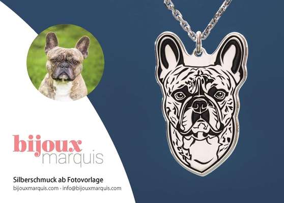 Hundeshops-bijoux marquis Silberschmuck ab Fotovorlage-Bild