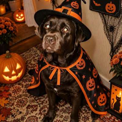 🎃🐶 Hund im Halloween-Kostüm – süß oder Stress pur?-Beitrag-Bild