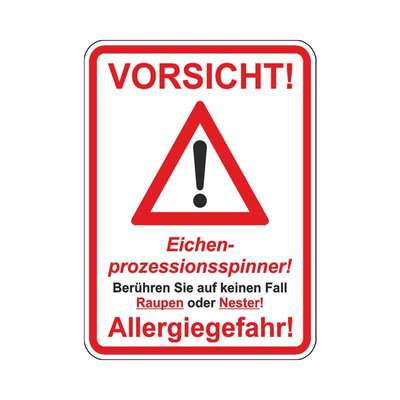 Giftköder-Eichenprozessionsspinner an allen Eichen-Bild