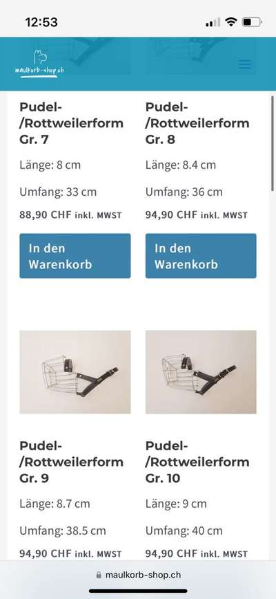 Wie sitzt mein Maulkorb / Maulkorb-Beratung-Beitrag-Bild