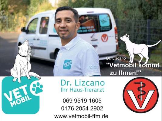 Tierärzte-Vetmobil Dr. Lizcano - Mobiler Tierarzt-Bild