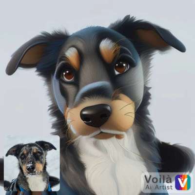 Fotochallenge 124 - Dein Comic-Hund-Beitrag-Bild